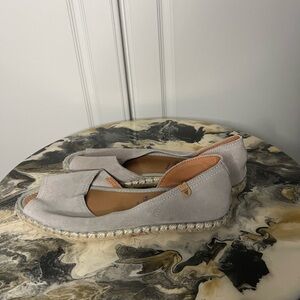 Verbenas Cruz Suede Espadrille Flats